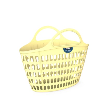 yellow oval daily basket new design 2019 in Vietnam from Duy Tan Plastic Corp