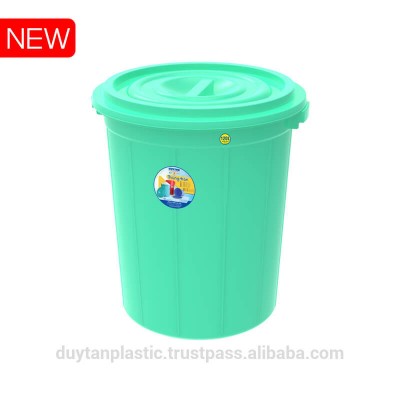 PLASTIC ROUND CONTAINER - 220L No. 849; 72 x 85,5 cm; 5 Piece/Package; Blue, Red, Green,White