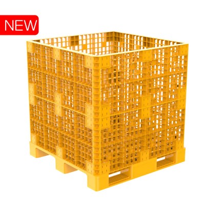 Plastic HDPE pallet box 1.2m Duy Tan Plastic Vietnam 3000kg