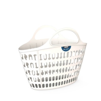 white oval daily basket new design 2019 in Vietnam from Duy Tan Plastic Corp