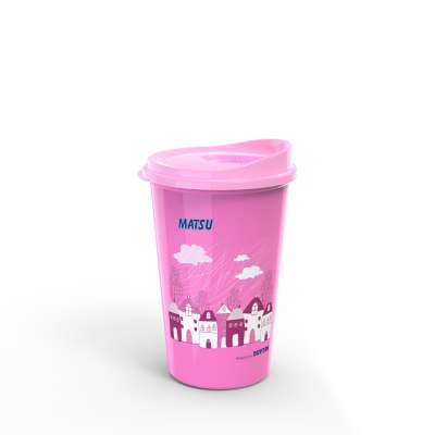 Eco friendly plastic cup for cold and hot water made in Vietnam 750ml 500ml